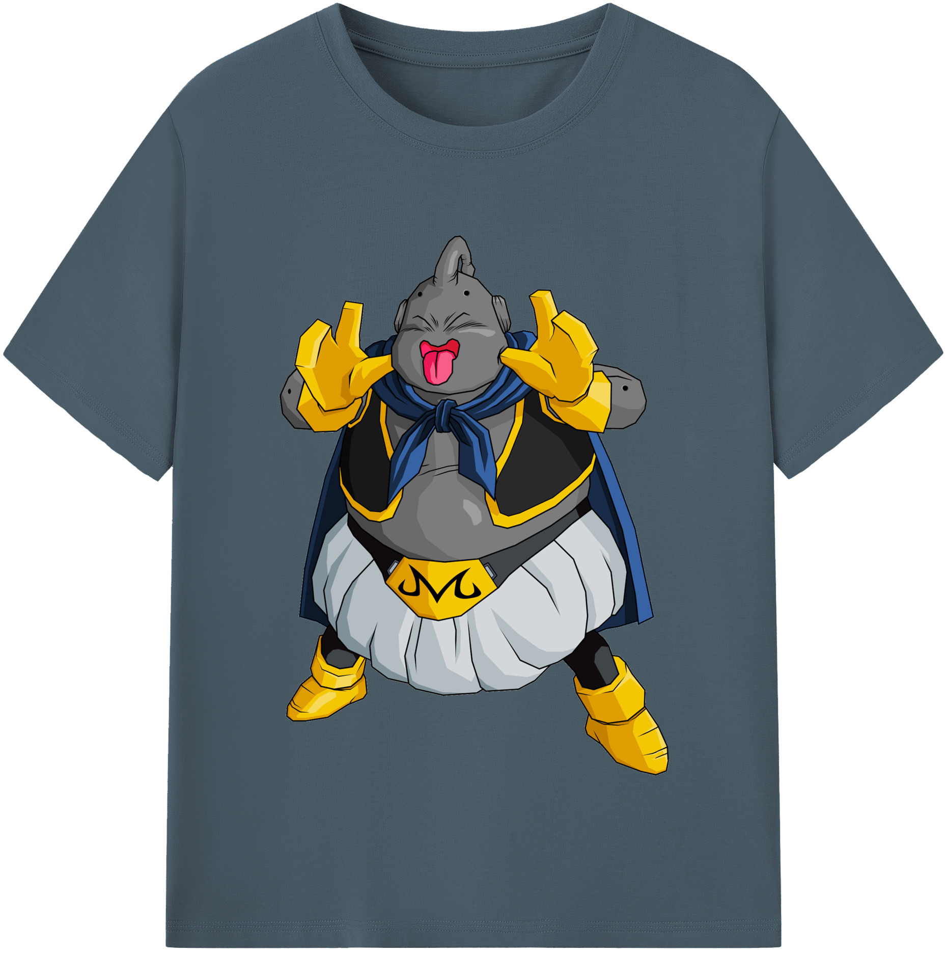 （画像用） ドラゴンボール 魔人ブウ DRAGON BALL Majin Buu 綿100％半袖Tシャツ（フロントプリント）